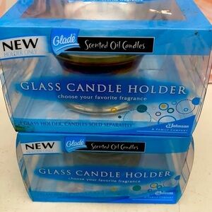 3/$20.  Glass Candle Holder Bundle